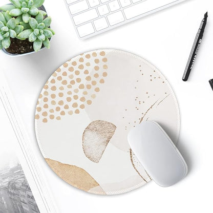 ITNRSIIET Round Mouse Pad with Stitched Edge Premium-Textured Waterproof - Image 7