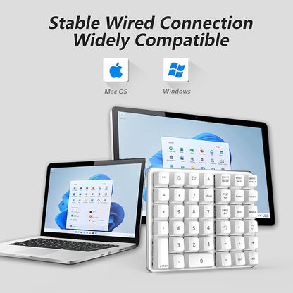 Left-Handed Mechanical Numeric Keypad, Hot-Swap LED Backlit Number Pad - Image 6
