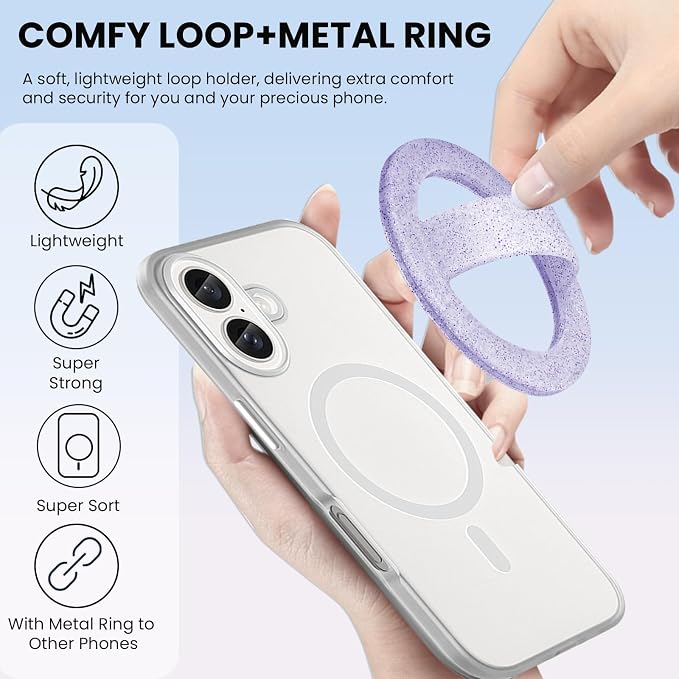 Magnetic Silicone Ring Grip Phone Holder, Loop Grip Phone Holder, Magnetic - Image 5