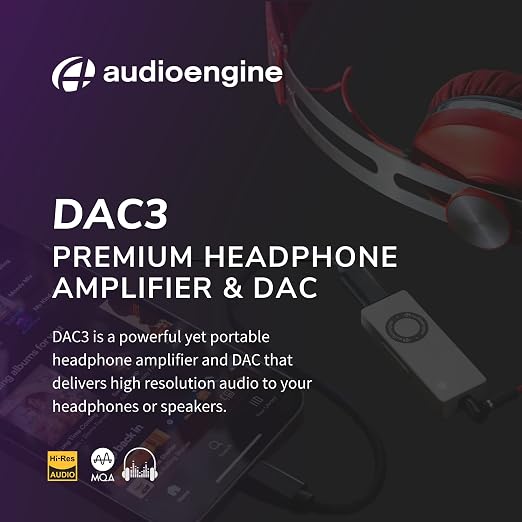 Audioengine DAC3 32-Bit Mobile Headphone Digital to Analog Converter - Image 7