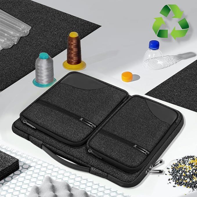 ZINZ Laptop Case 17 17.3 inches Sleeve Slim Briefcase Spill-Resistant Handbag - Image 6