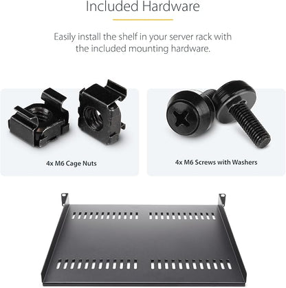 StarTech.com 1U Server Rack Shelf - Image 6