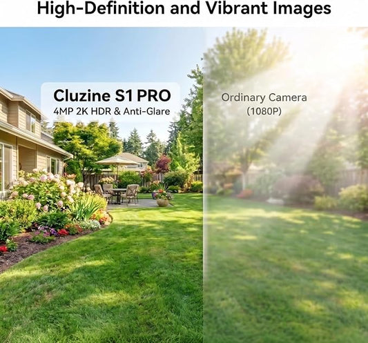 4MP 2K Window Camera, No Glare Thru-Glass Full-Color Night Vision, 2.4GHz & - Image 2