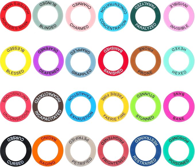Upgraded ALIZERO DND Miniatures Condition Rings - Image 2