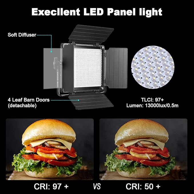 GVM Led Bi-Color Video Lights - Image 3