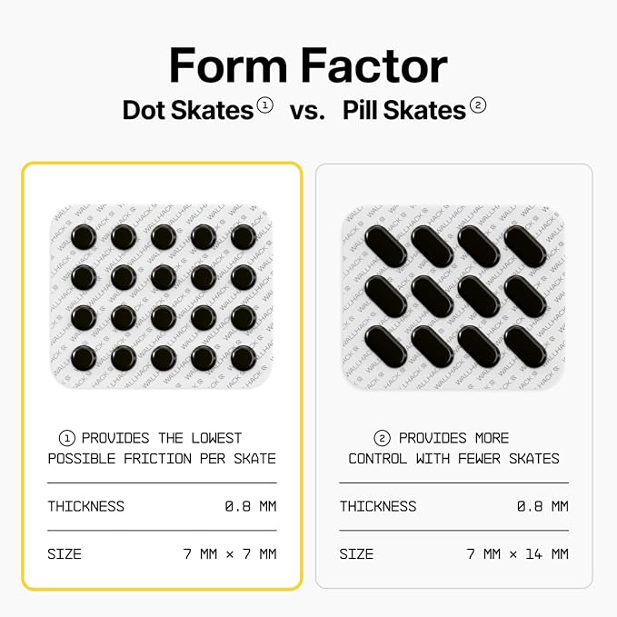 Wallhack PTFE Dot Mouse Skates | Premium Universal Skates - Image 5