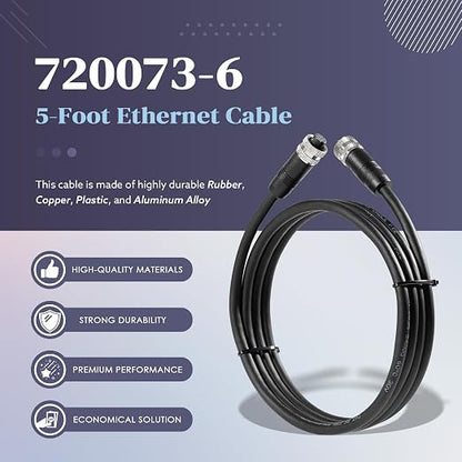 720073-6 Ethernet Cable AS EC 5E, 5-Foot Ethernet Cord, - Image 5