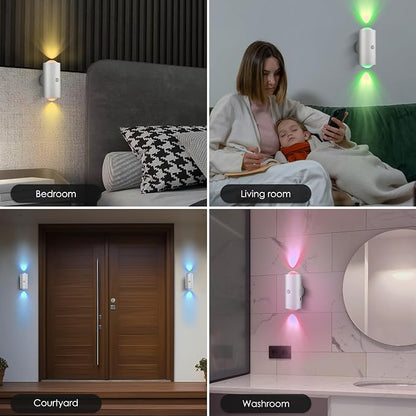 LED Motion Sensor Night Light, 7 Colors Rechargeable Battery Stair Light - Image 7