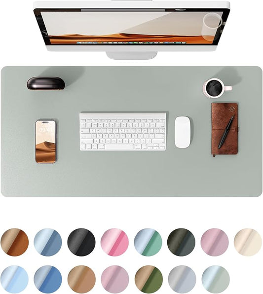 YSAGi Leather Desk Protector, Office Mat, Large Mouse Mat, Non-Slip PU Leather by YSAGi