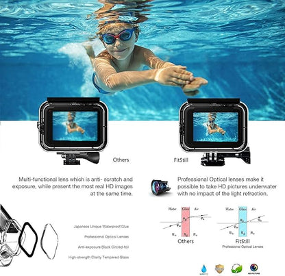 FitStill 148FT/45M Underwater Waterproof Protective Case Shell Compatible - Image 4