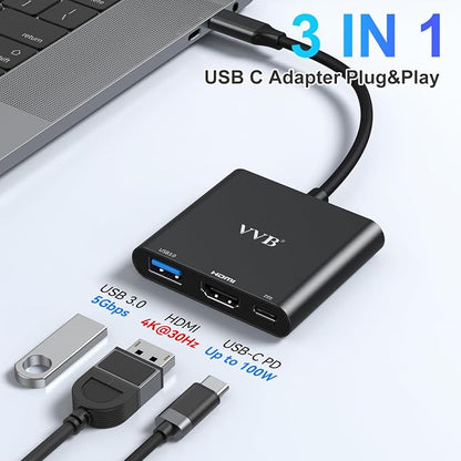 USB C to HDMI Adapter, USB-C Adapter - Image 2