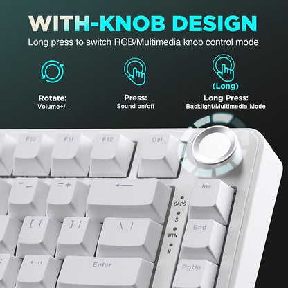 YUNZII B75 Mechanical Keyboard, 75% Layout - Image 7