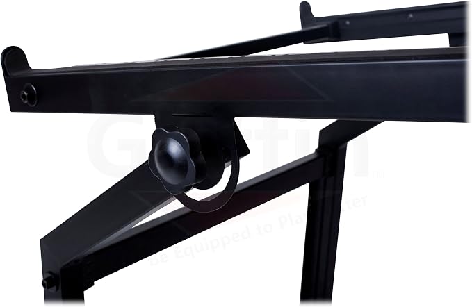 GRIFFIN 19U Rack Mount Rolling Stand & Adjustable Mixer Platform Rails – Cart - Image 2