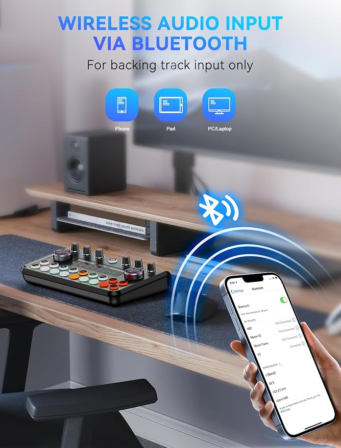 SINWE Podcast Equipment Bundle, Audio Interface - Image 7