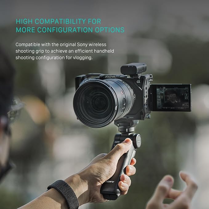 Tilta Full Camera Cage for ZV-E1 | Cold Shoe, NATO Rail, M3 and 1/4"-20 Threads - Image 3