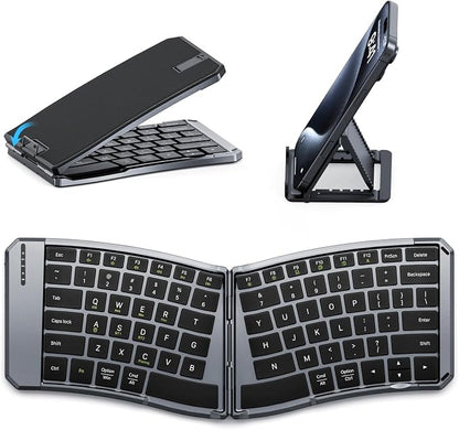 MoKo Ergonomic Foldable Keyboard, Split Portable Folding Bluetooth Keyboard by MoKo