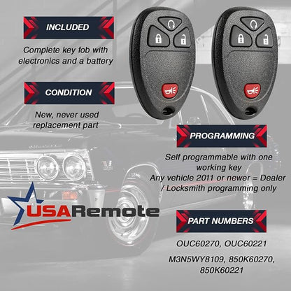 Car Key Fob Keyless Entry Remote - Image 3