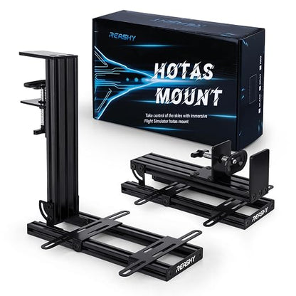 Reashy Hotas Mount, Joystick Mount, Aluminum Flight Stick Desk Mount by REASHY