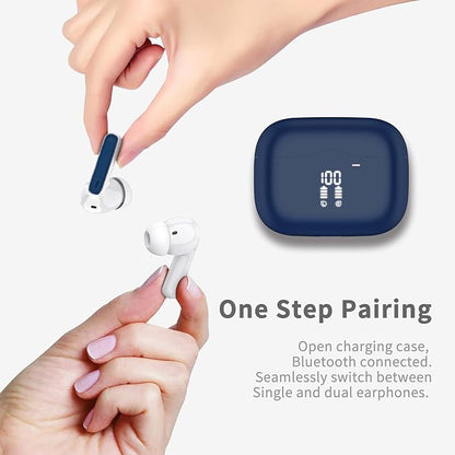 Wireless Earbuds, 4 ENC Noise Cancelling Mic Wireless Earphones 40H, in-Ear - Image 5