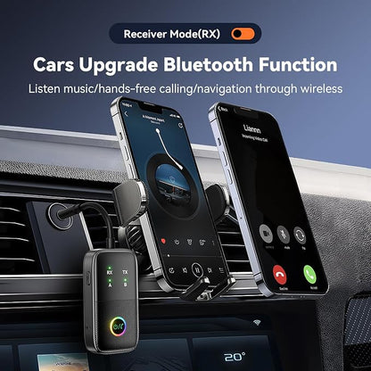 A5 Pro Bluetooth Transmitter Receiver, 2-in-1 Airplane Bluetooth Adapter - Image 4
