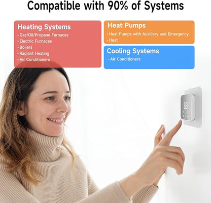 Smart Thermostats for Home, WiFi Thermostats Compatible - Image 4