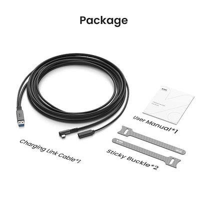 KIWI design Link Cable with Charging 16FT Compatible with Meta Quest 3s/3/2/ - Image 8