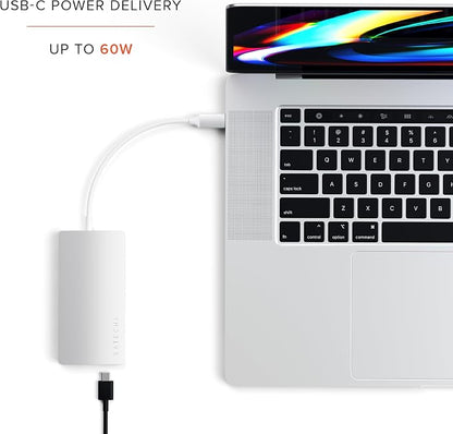 Satechi 8 in 1 USB C Hub Multiport Adapter V2, 4K HDMI, 115W USB C PD Charging - Image 4