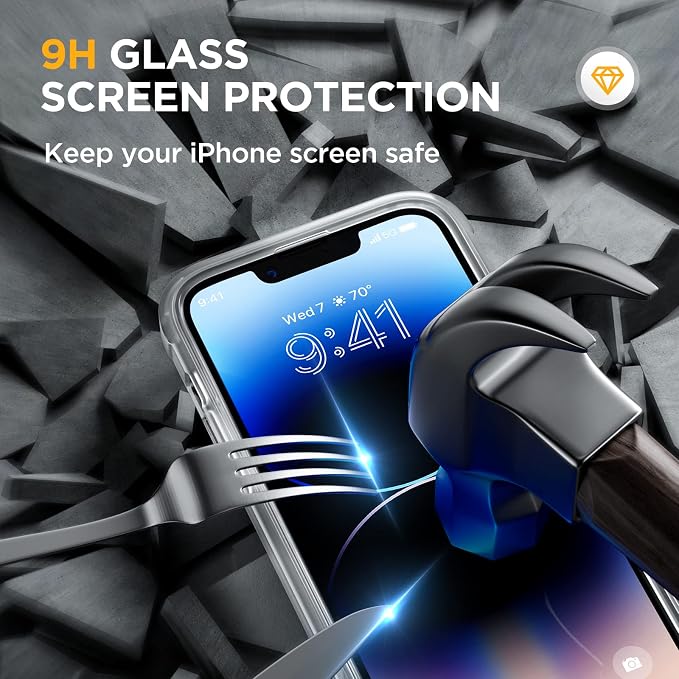Miracase Glass Series Designed for iPhone 14 Pro Case 6.1 Inch, Upgrade - Image 5