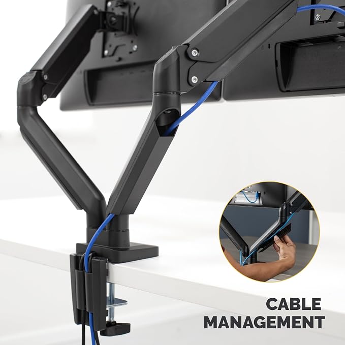 Fellowes Platinum Series Dual Monitor Arm - Image 6
