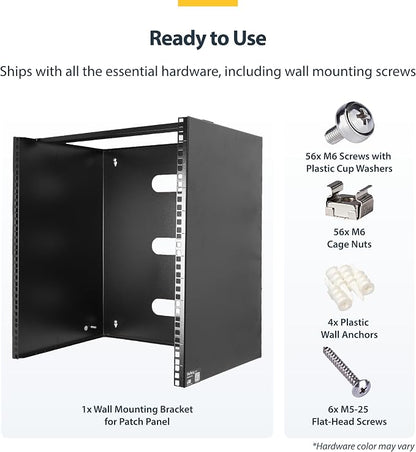 StarTech.com 14U Wall Mount Network Rack, 14 in Deep, IT Equipment, Network - Image 5