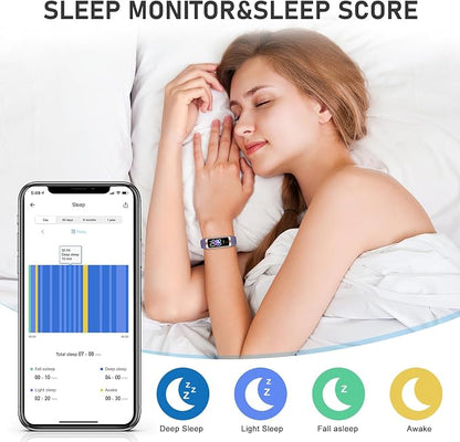 Fitness Tracker with 24/7Heart Rate, Blood Pressure, Sleep Tracking, Activity - Image 5