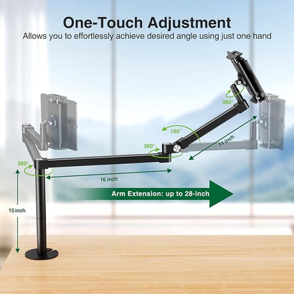 elitehood Long Arm iPad Desk Mount - Image 4