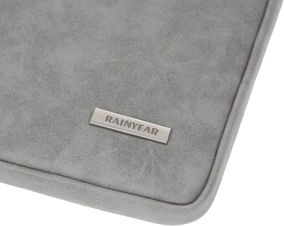RAINYEAR 11 Inch Laptop Sleeve PU Suede Leather Case Protective Padded Cover - Image 7