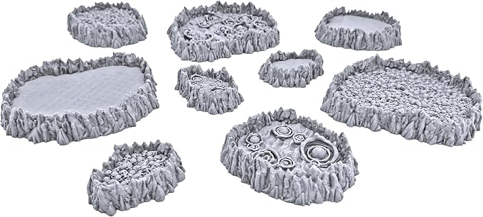Burbling Pits Printable Scenery, 3D Printed Tabletop RPG Scenery and Wargame - Image 4