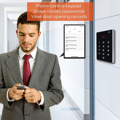 Wireless WiFi Access Control Keypad, Backlight Door Access Control System + - Image 4