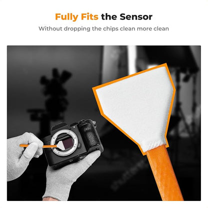 K&F Concept 6 Pack APS-C Frame Sensors Cleaning Swabs, DSLR SLR Digital Camera - Image 3