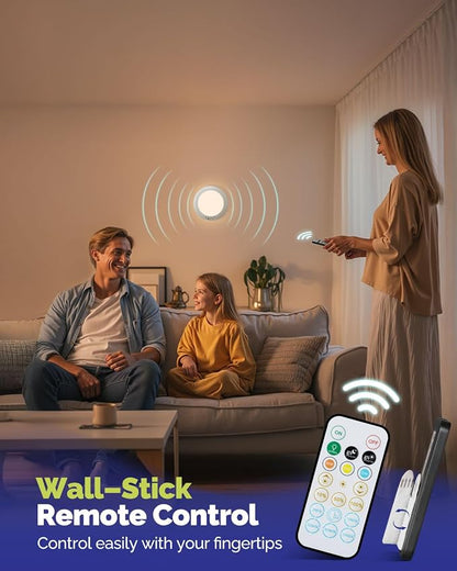 2PCs 10, 000mAh Rechargeable Ceiling Light - Image 7