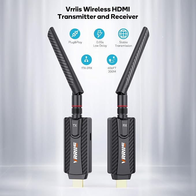 Wireless HDMI Transmitter and Receiver, Plug and Play, 1080P Wireless HDMI - Image 2