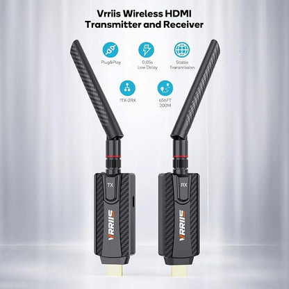 Wireless HDMI Transmitter and Receiver, Plug and Play, 1080P Wireless HDMI - Image 2