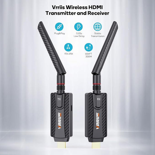Wireless HDMI Transmitter and Receiver, Plug and Play, 1080P Wireless HDMI - Image 2