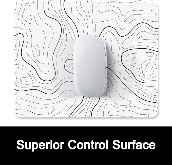 ITNRSIIET Mouse Pad with Stitched Edge Premium Textured Smooth Precise - Image 2