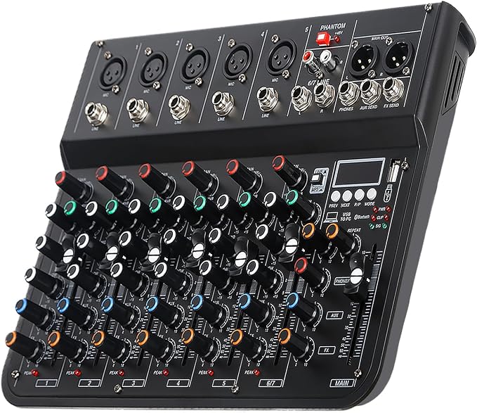 7 Channel mixer, DJ Mixer Board - Image 7