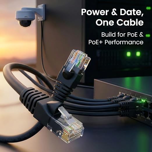 GEARit Cat 6 Ethernet Patch Cables 5 ft Black, CAT6 High Speed 24AWG 10Gbps - Image 7