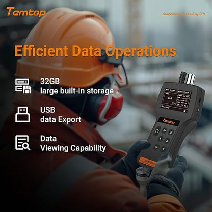 Temtop Handheld Particle Counter 0.3µm, 1.0µm Particulate Monitor PM2.5 - Image 6