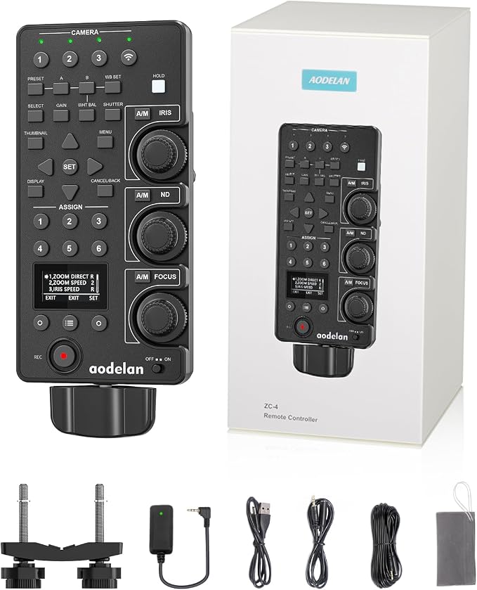 Wireless Camcorder lanc Zoom Controller by AODELAN