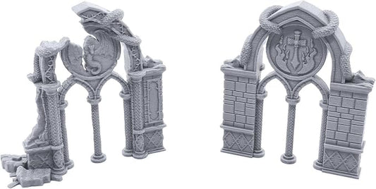 Dragon Archways by Printable Scenery, 3D Printed Tabletop RPG Scenery and by EnderToys