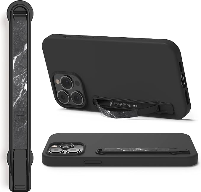 SleekGrip Premium, Swappable Phone Stand & Grip- Ultra Thin Convertible Grip by SleekStrip