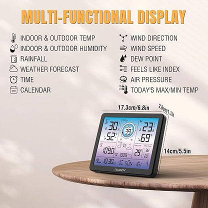 Raddy VP7 5-in-1 Weather Station Wireless - Image 7