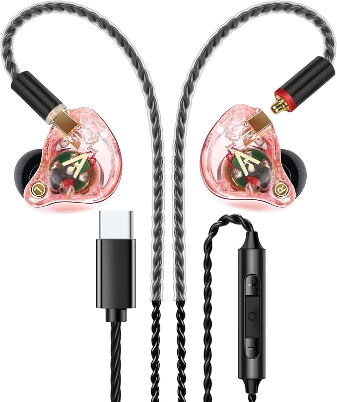 Vibes 202MC USB-C Wired Earbuds by AudiovanceHeadphones