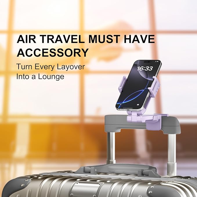 Perilogics 2025 Upgraded Travel Essentials Must Have Airplane Phone Holder - Image 2